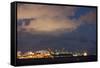 Salvador City at Night-Alex Saberi-Framed Stretched Canvas