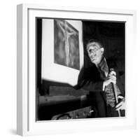 Salvador Dali 1965-null-Framed Photo