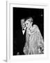 Salvador Dali and Mia Farrow at the Premiere of the Film "The Night of the Generals", Paris-null-Framed Photo