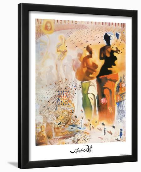Salvador Dali Hallucinogenic Toreador Art Print Poster-null-Framed Art Print