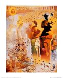 Exploding Raphaelesque Head-Salvador Dali-Art Print