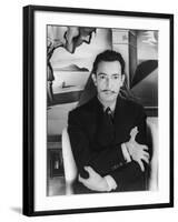 Salvador Dalí. Off Set From "Spellbound" 1945"-null-Framed Photographic Print