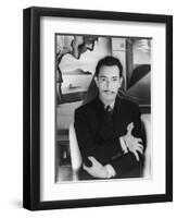 Salvador Dalí. Off Set From "Spellbound" 1945"-null-Framed Photographic Print