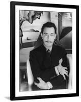 Salvador Dalí. Off Set From "Spellbound" 1945"-null-Framed Photographic Print