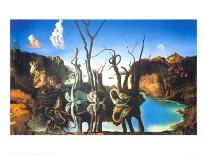 Lit et Deux Tables de Nuit-Salvador Dalí-Art Print