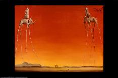 Swans Reflecting Elephants, 1937-Salvador Dali-Stretched Canvas