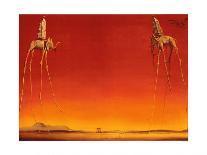 Lit et Deux Tables de Nuit-Salvador Dalí-Art Print