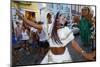 Salvador street carnival in Pelourinho, Bahia, Brazil, South America-Godong-Mounted Photographic Print