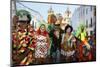 Salvador street carnival in Pelourinho, Bahia, Brazil, South America-Godong-Mounted Photographic Print