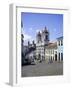 Salvador, the Pelourinho District at Largo Do Pelourinho, Bahia State, Brazil, South America-Geoff Renner-Framed Photographic Print