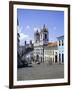 Salvador, the Pelourinho District at Largo Do Pelourinho, Bahia State, Brazil, South America-Geoff Renner-Framed Photographic Print