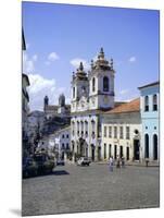 Salvador, the Pelourinho District at Largo Do Pelourinho, Bahia State, Brazil, South America-Geoff Renner-Mounted Photographic Print