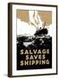 Salvage Saves Shipping-E. Oliver-Framed Art Print