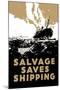 Salvage Saves Shipping-E. Oliver-Mounted Art Print