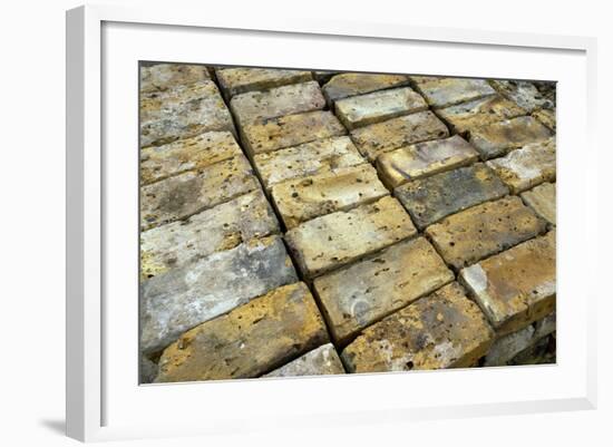 Salvaged Bricks-Chris Henderson-Framed Photographic Print