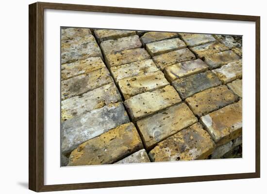 Salvaged Bricks-Chris Henderson-Framed Photographic Print