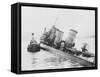 Salvaging the German Fleet-null-Framed Stretched Canvas