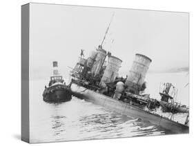 Salvaging the German Fleet-null-Stretched Canvas