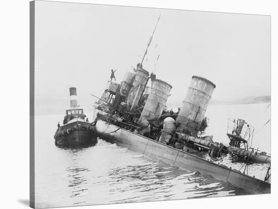 Salvaging the German Fleet-null-Stretched Canvas