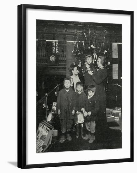 Salvation Army Christmas Treat for East End Children-Peter Higginbotham-Framed Photographic Print