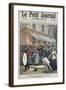 Salvation Army March Led by a Drummer Being Barracked by Onlookers in Paris, 1892-null-Framed Giclee Print