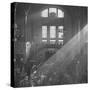 Salvation Army Meeting Held at Union Station-Wallace Kirkland-Stretched Canvas