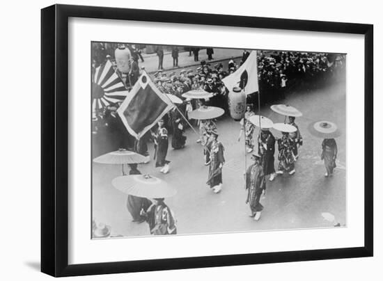 Salvation Army Parade Down the Streets of Tokyo-null-Framed Art Print