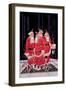 Salvation Army Santas-null-Framed Art Print