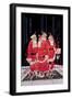 Salvation Army Santas-null-Framed Art Print