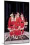 Salvation Army Santas-null-Mounted Art Print