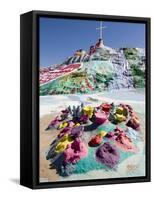 Salvation Mountain, Niland, California, USA-Luc Novovitch-Framed Stretched Canvas