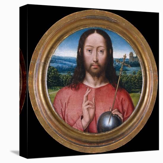 Salvator Mundi, 1475-99-Hans Memling-Stretched Canvas