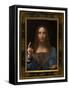 Salvator Mundi, C.1500 (Oil on Panel)-Leonardo Da Vinci-Framed Stretched Canvas