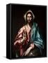 Salvator Mundi (El Salvado)-El Greco-Framed Stretched Canvas