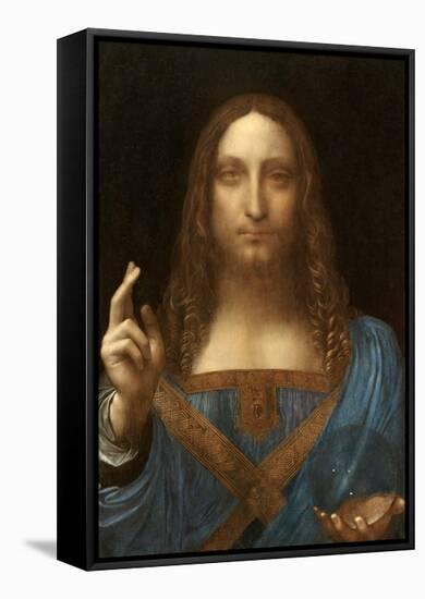 Salvator Mundi-Leonardo Da Vinci-Framed Stretched Canvas