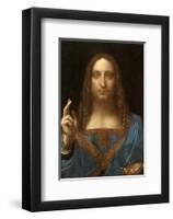 Salvator Mundi-Leonardo Da Vinci-Framed Art Print