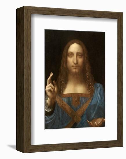 Salvator Mundi-Leonardo Da Vinci-Framed Art Print