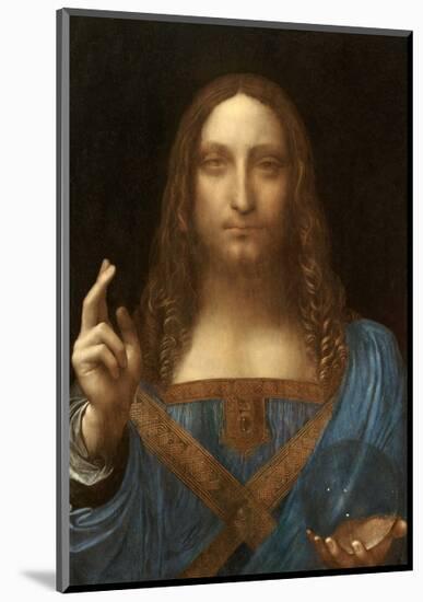 Salvator Mundi-Leonardo Da Vinci-Mounted Art Print