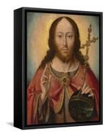 Salvator Mundi-Joos Van Cleve-Framed Stretched Canvas