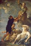 Back View of a Water Carrier, Another Figure Beyond Him-Salvator Rosa-Giclee Print