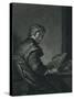 Salvator Rosa Engraving-John Neagle-Stretched Canvas