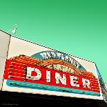 Diner Neon Retro Sign in America-Salvatore Elia-Photographic Print
