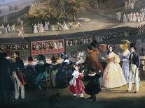 The Opening of Railway Line from Naples to Portici, 1840-Salvatore Fergola-Giclee Print