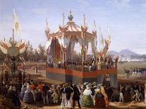 Inauguration of the Naples-Portici Railway, October 3, 1839-Salvatore Fergola-Giclee Print