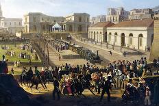 Inauguration of the Naples-Portici Railway, October 3, 1839-Salvatore Fergola-Giclee Print