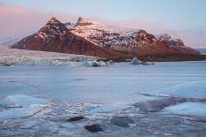 Iceland, Austurland , First Lights of Dawn in a Glacier Lagoon-Salvo Orlando-Photographic Print