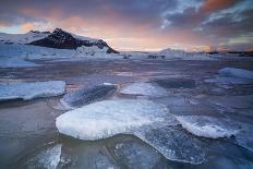 Iceland, East Iceland, Austurland , Black and White Dunes on Stokksens Beach after Blizzard-Salvo Orlando-Photographic Print