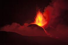 Italy, Sicily, Mt. Etna, Strombolian Activity-Salvo Orlando-Stretched Canvas