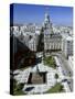 Salvo Palace Independence Plaza Montevideo Uruguay-null-Stretched Canvas