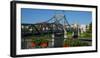 Salzach Bridge, Laufen on Salzach River, Upper Bavaria, Bavaria, Germany, Europe-Hans-Peter Merten-Framed Photographic Print